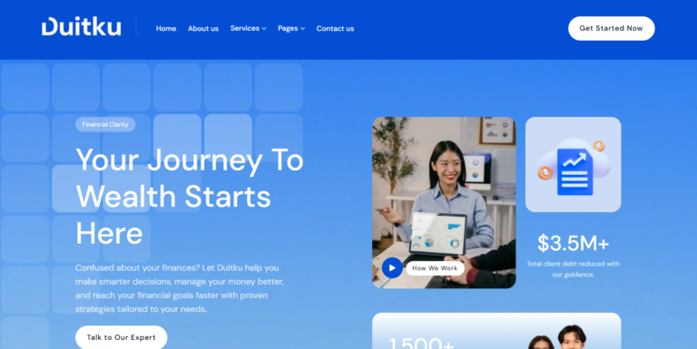 Duitku - Finance Consulting Service Elementor Template Kit