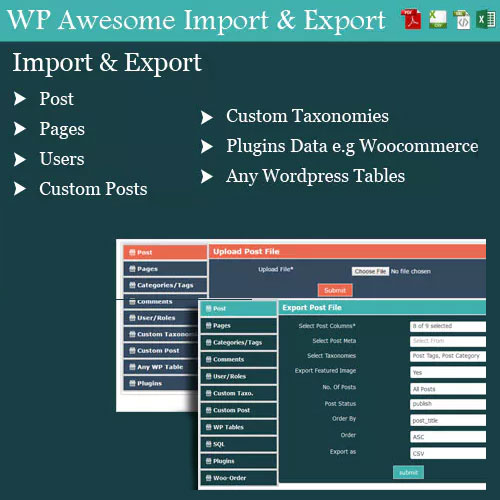 WordPress-Awesome-Import-Export-Plugin